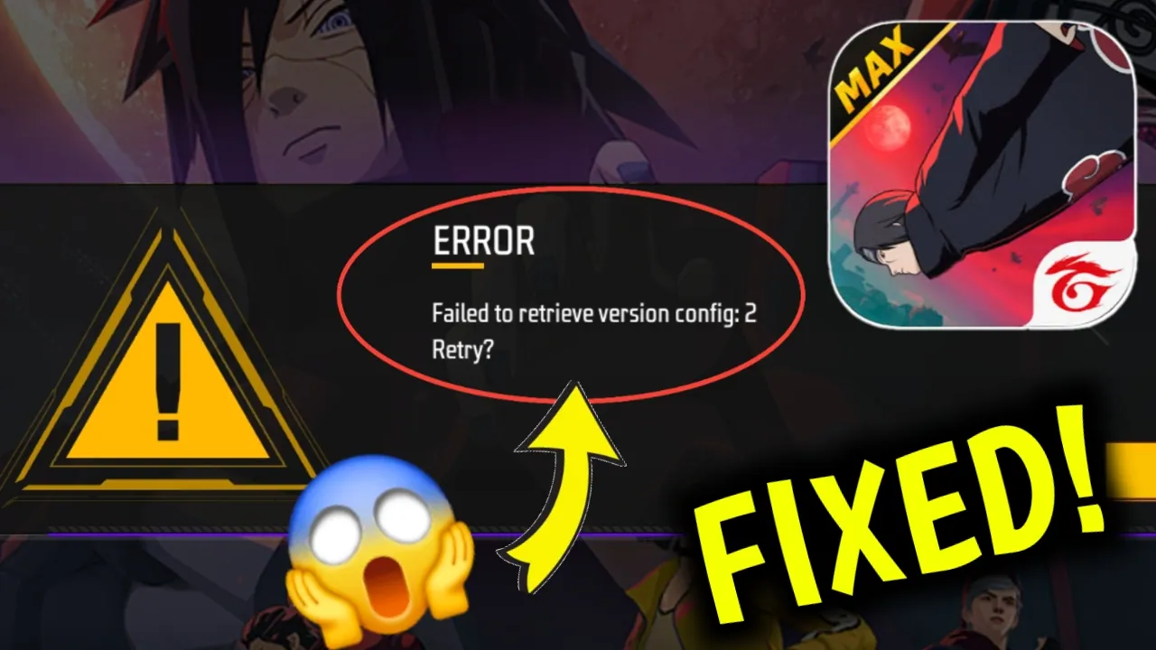 How to Fix Free Fire App Error “Failed to Retrieve Version Config: 2 Retry?” – Complete Guide